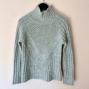 Cozy, Alpaca & Merino Mixed Stitch Sweater from Banana Republic, size S